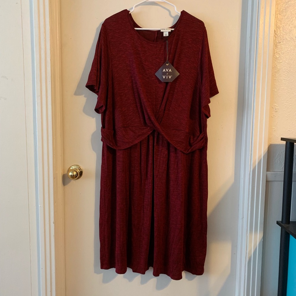 Ava&Viv Red Dress